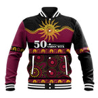 Broncos NAIDOC Week Personalised Baseball Jacket Aboriginal Torres Strait Islanders Vibe