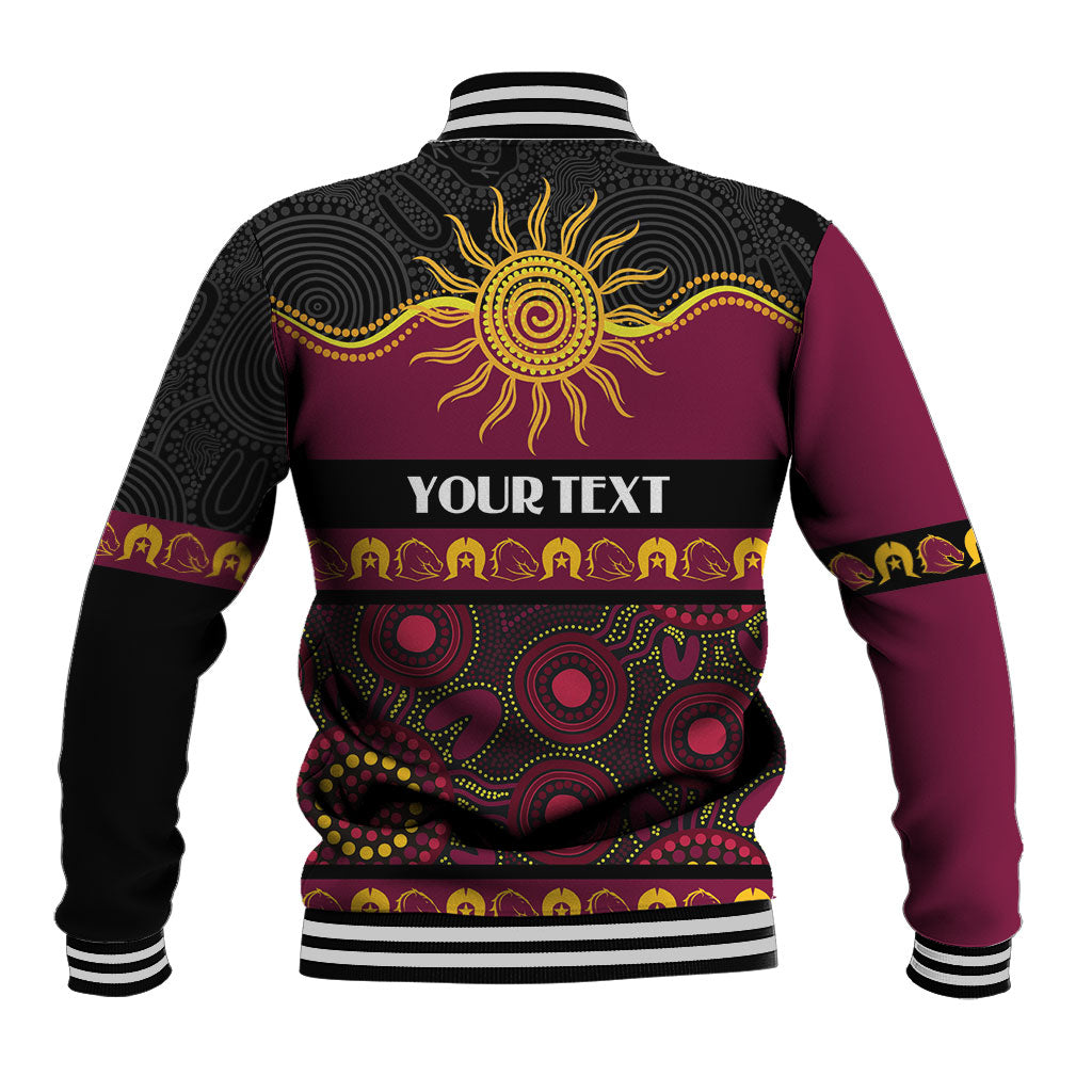 Broncos NAIDOC Week Personalised Baseball Jacket Aboriginal Torres Strait Islanders Vibe