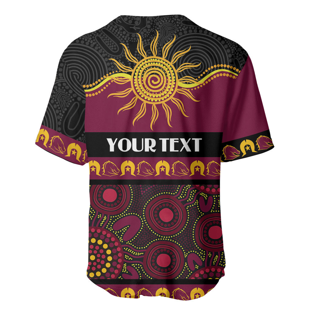 Broncos NAIDOC Week Personalised Baseball Jersey Aboriginal Torres Strait Islanders Vibe