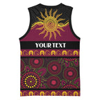 Broncos NAIDOC Week Personalised Basketball Jersey Aboriginal Torres Strait Islanders Vibe
