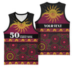Broncos NAIDOC Week Personalised Basketball Jersey Aboriginal Torres Strait Islanders Vibe