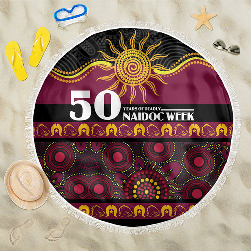 Broncos NAIDOC Week Beach Blanket Aboriginal Torres Strait Islanders Vibe