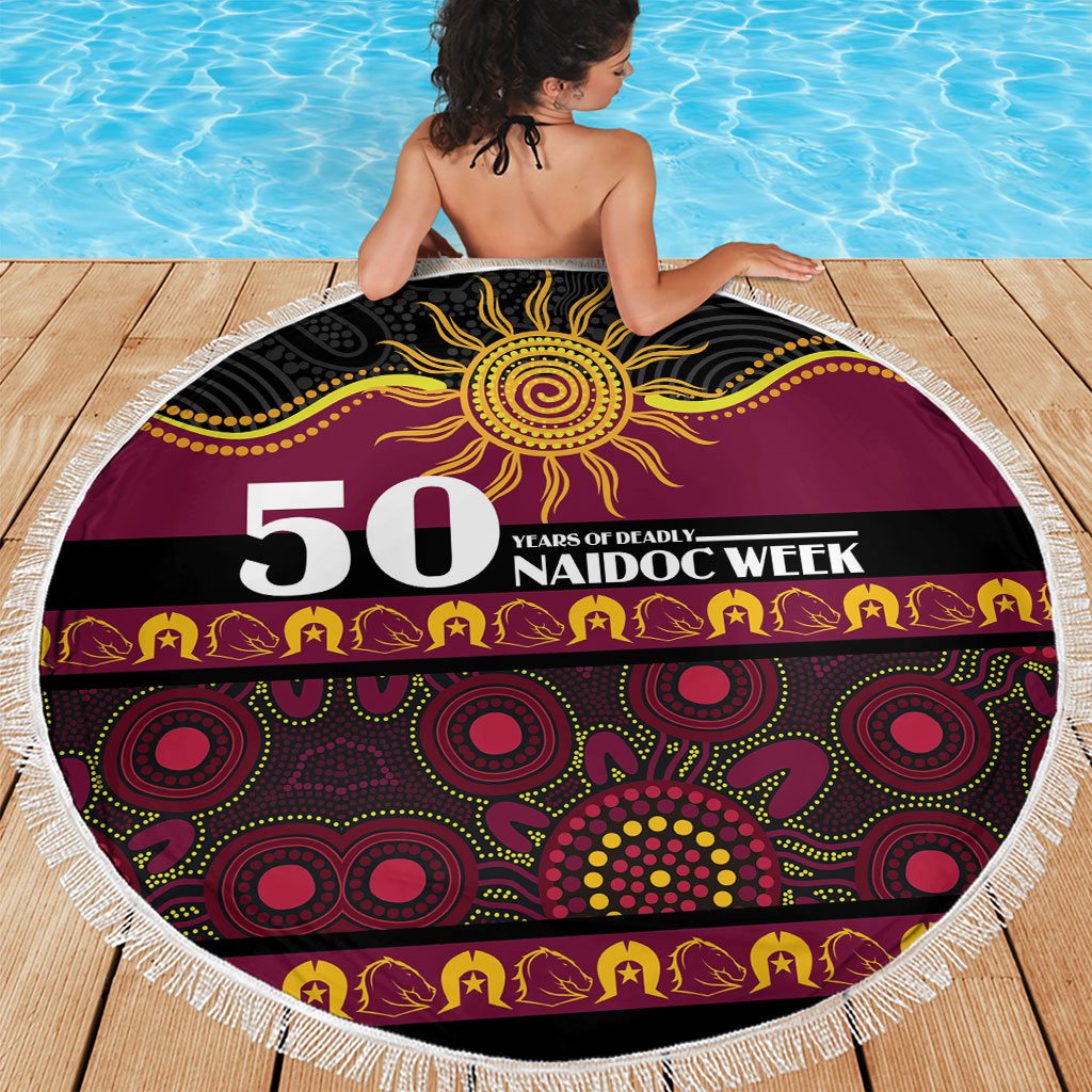 Broncos NAIDOC Week Beach Blanket Aboriginal Torres Strait Islanders Vibe