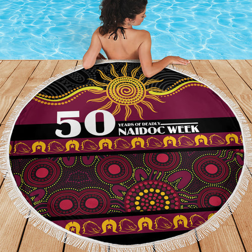 Broncos NAIDOC Week Beach Blanket Aboriginal Torres Strait Islanders Vibe