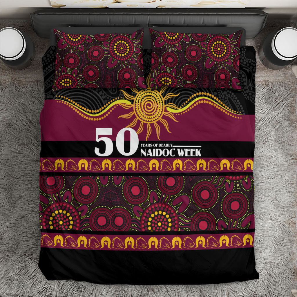 Broncos NAIDOC Week Bedding Set Aboriginal Torres Strait Islanders Vibe