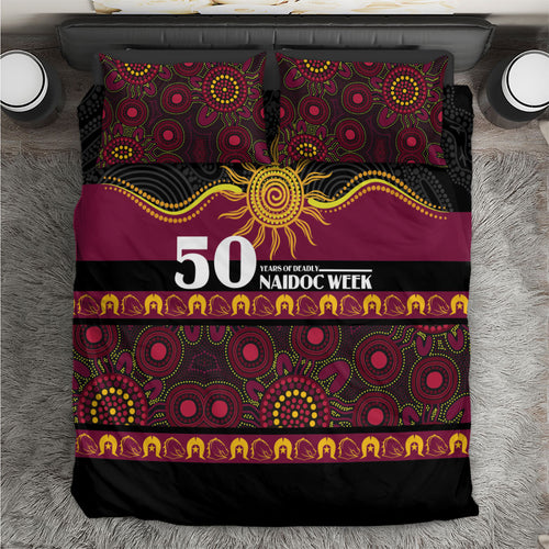 Broncos NAIDOC Week Bedding Set Aboriginal Torres Strait Islanders Vibe