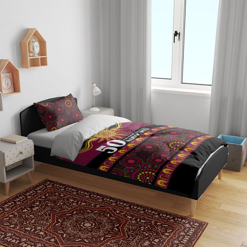 Broncos NAIDOC Week Bedding Set Aboriginal Torres Strait Islanders Vibe