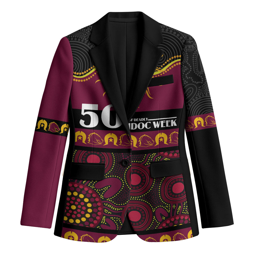 Broncos NAIDOC Week Personalised Blazer Aboriginal Torres Strait Islanders Vibe
