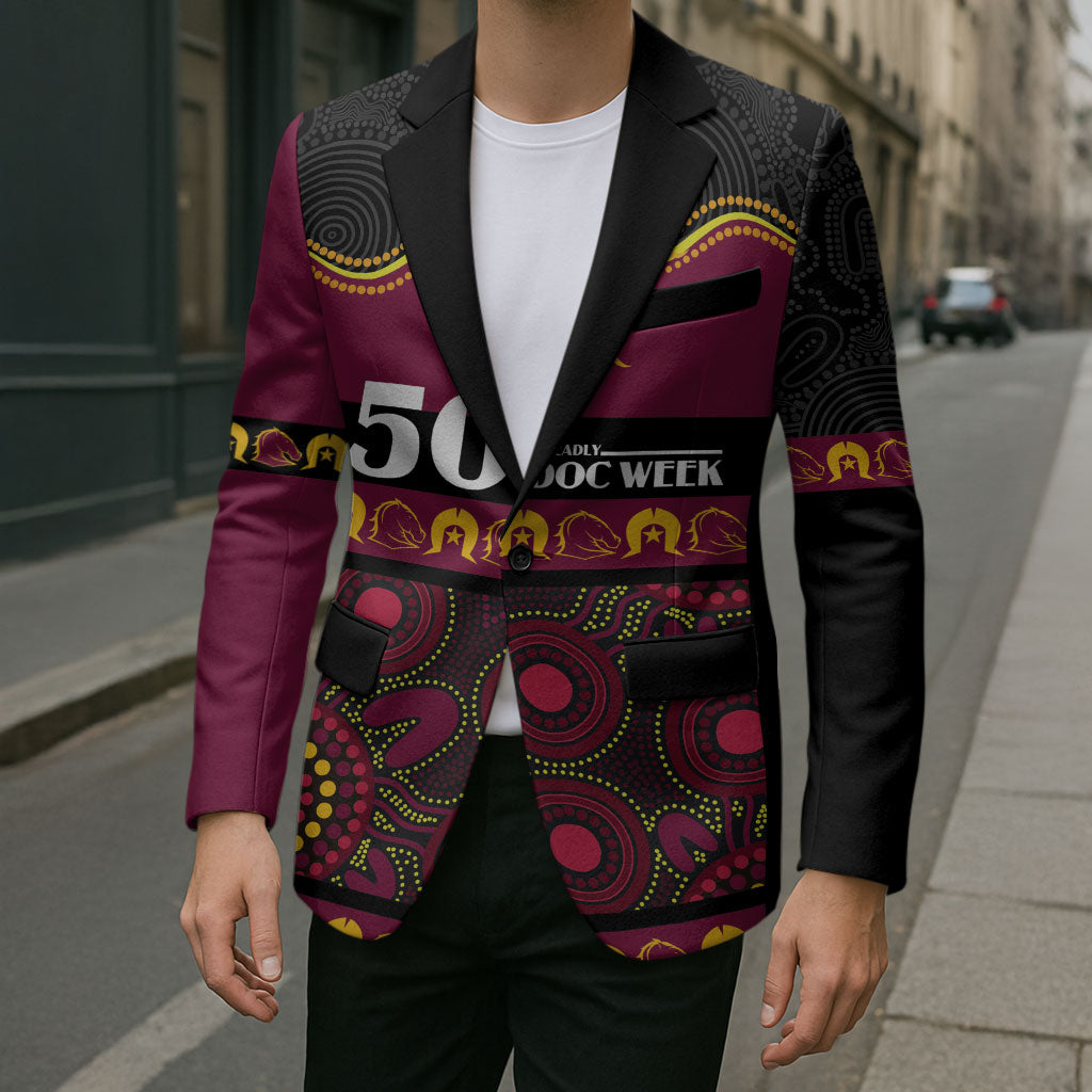 Broncos NAIDOC Week Personalised Blazer Aboriginal Torres Strait Islanders Vibe