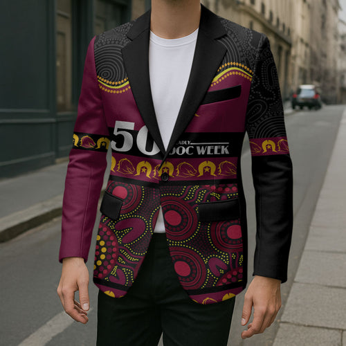 Broncos NAIDOC Week Personalised Blazer Aboriginal Torres Strait Islanders Vibe