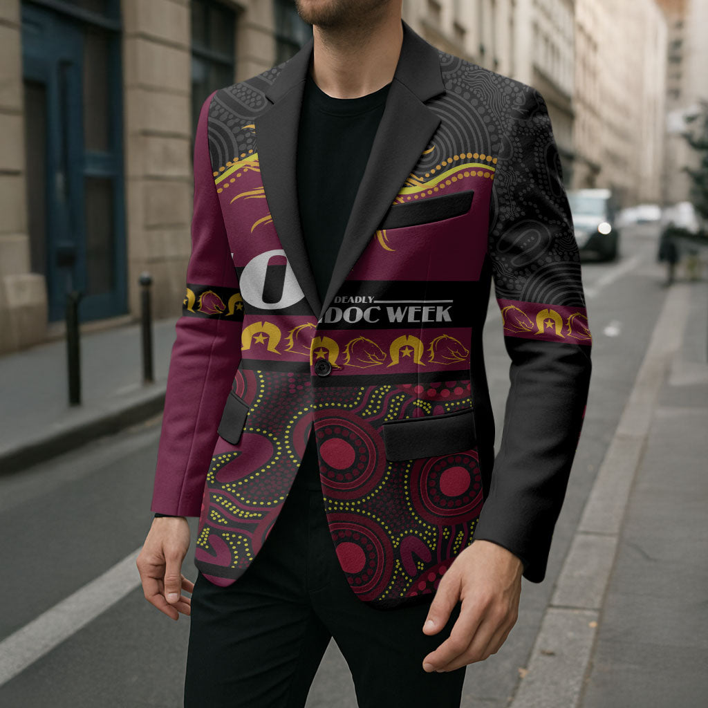 Broncos NAIDOC Week Personalised Blazer Aboriginal Torres Strait Islanders Vibe