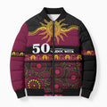 Broncos NAIDOC Week Personalised Bomber Puffer Jacket Aboriginal Torres Strait Islanders Vibe