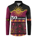 Broncos NAIDOC Week Personalised Button Sweatshirt Aboriginal Torres Strait Islanders Vibe