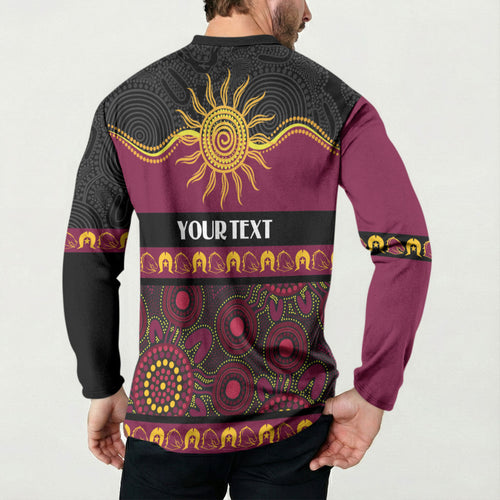Broncos NAIDOC Week Personalised Button Sweatshirt Aboriginal Torres Strait Islanders Vibe