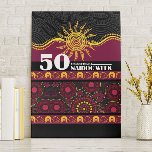Broncos NAIDOC Week Canvas Wall Art Aboriginal Torres Strait Islanders Vibe