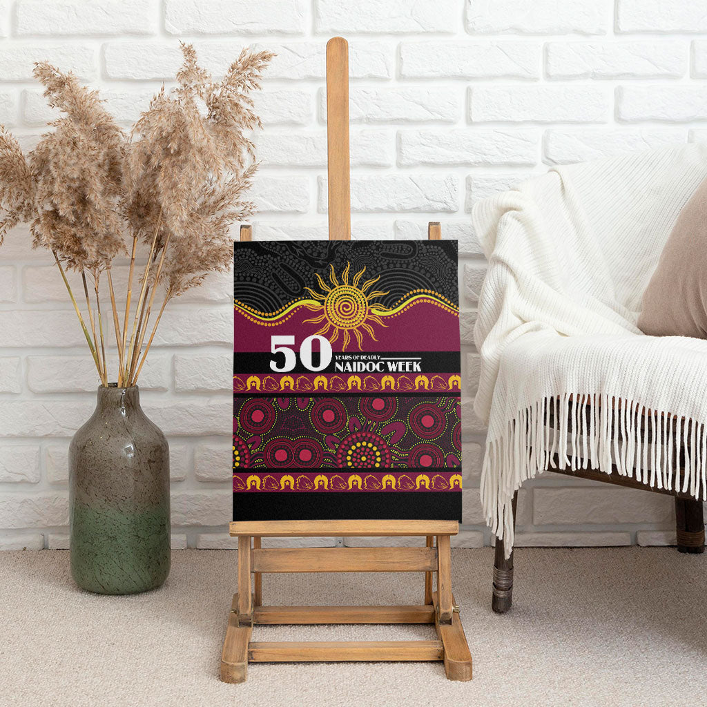 Broncos NAIDOC Week Canvas Wall Art Aboriginal Torres Strait Islanders Vibe