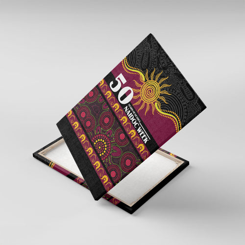 Broncos NAIDOC Week Canvas Wall Art Aboriginal Torres Strait Islanders Vibe
