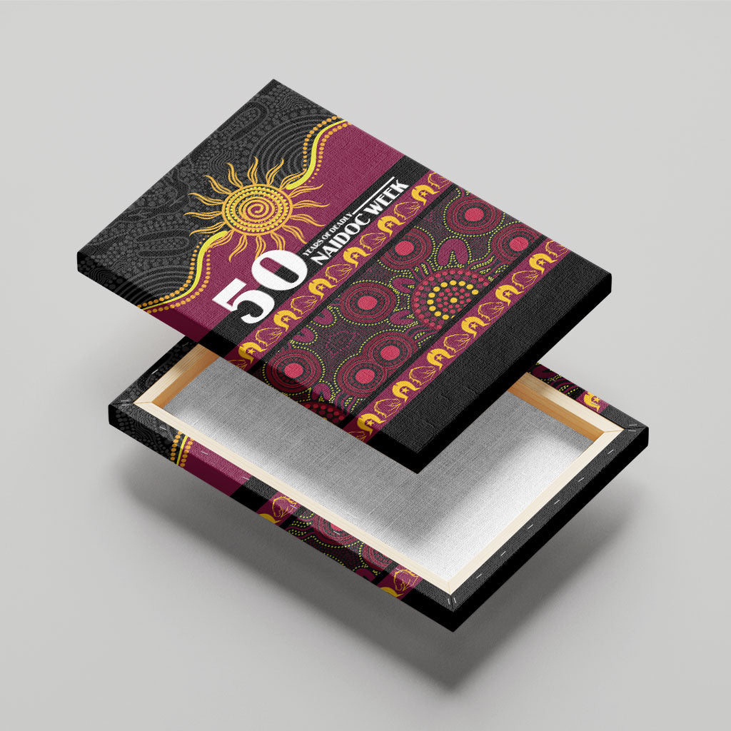 Broncos NAIDOC Week Canvas Wall Art Aboriginal Torres Strait Islanders Vibe
