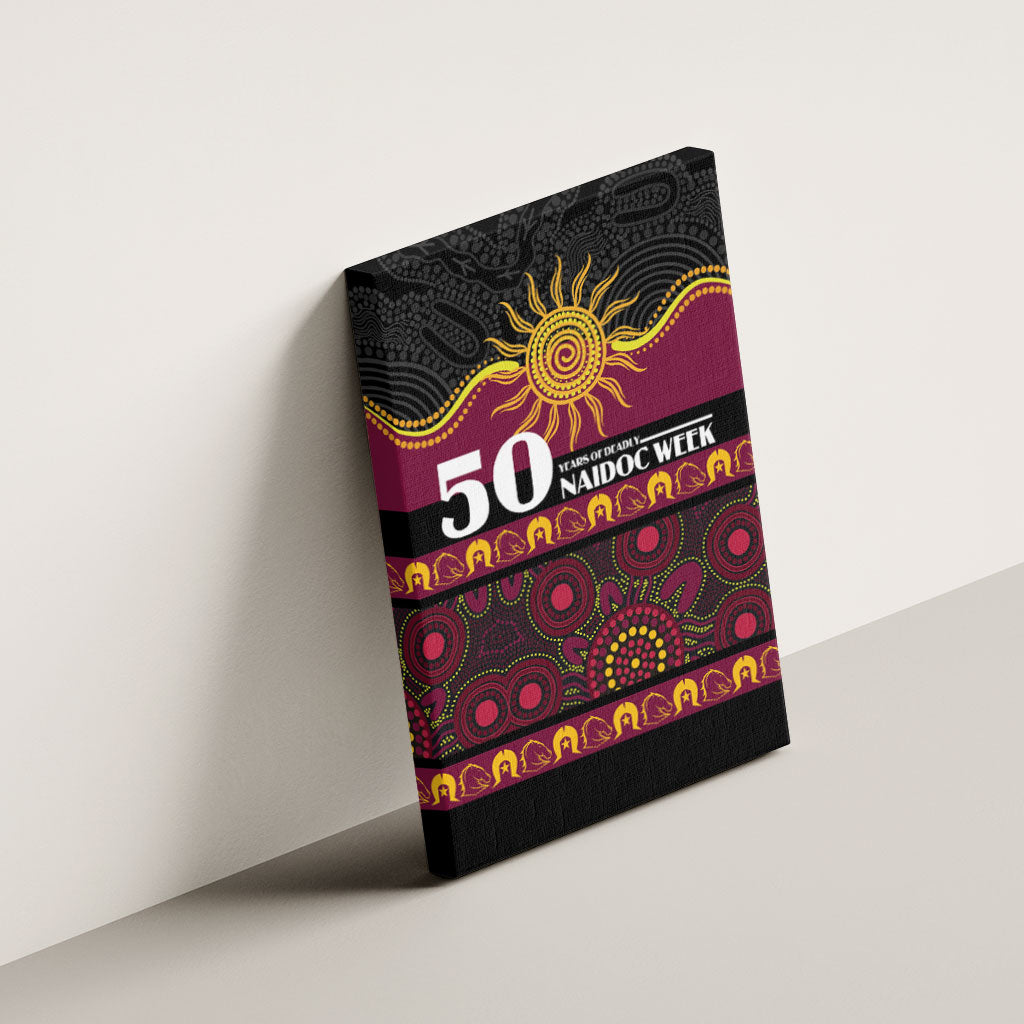 Broncos NAIDOC Week Canvas Wall Art Aboriginal Torres Strait Islanders Vibe