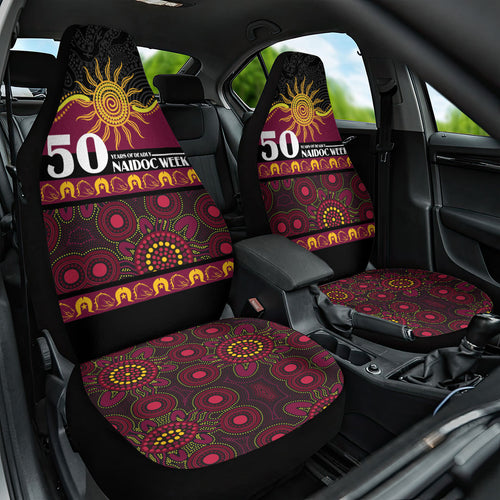 Broncos NAIDOC Week Car Seat Cover Aboriginal Torres Strait Islanders Vibe