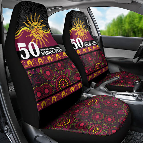 Broncos NAIDOC Week Car Seat Cover Aboriginal Torres Strait Islanders Vibe