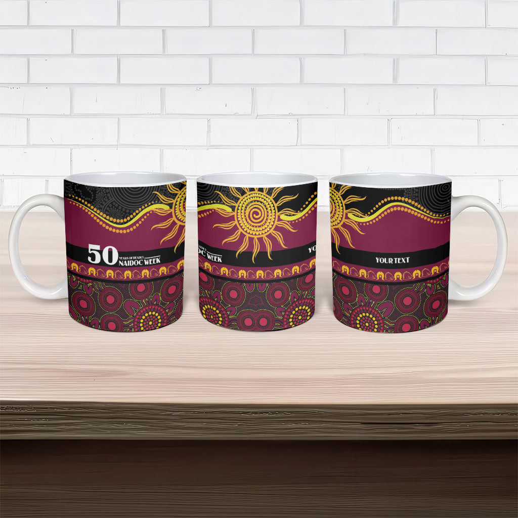 Broncos NAIDOC Week Personalised Ceramic Mug Aboriginal Torres Strait Islanders Vibe