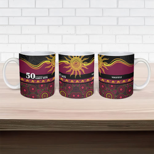 Broncos NAIDOC Week Personalised Ceramic Mug Aboriginal Torres Strait Islanders Vibe