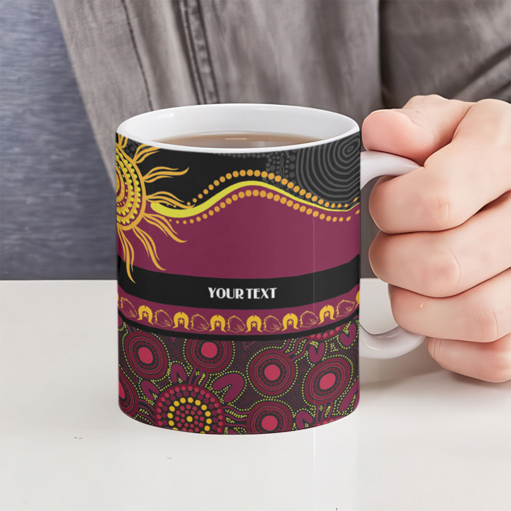Broncos NAIDOC Week Personalised Ceramic Mug Aboriginal Torres Strait Islanders Vibe
