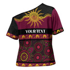 Broncos NAIDOC Week Personalised Cross Shoulder Shirt Aboriginal Torres Strait Islanders Vibe