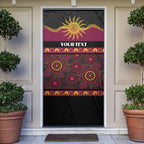 Broncos NAIDOC Week Personalised Door Cover Aboriginal Torres Strait Islanders Vibe