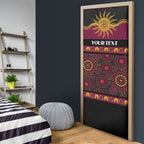 Broncos NAIDOC Week Personalised Door Cover Aboriginal Torres Strait Islanders Vibe