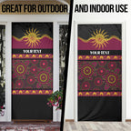Broncos NAIDOC Week Personalised Door Cover Aboriginal Torres Strait Islanders Vibe