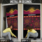 Broncos NAIDOC Week Personalised Door Cover Aboriginal Torres Strait Islanders Vibe
