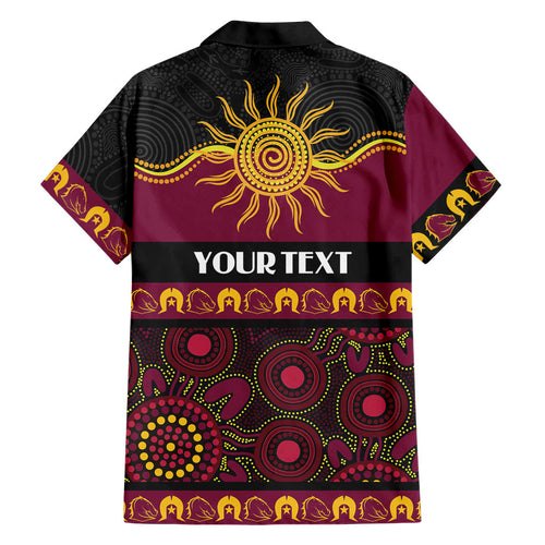 Broncos NAIDOC Week Personalised Family Matching Mermaid Dress and Hawaiian Shirt Aboriginal Torres Strait Islanders Vibe