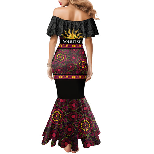 Broncos NAIDOC Week Personalised Family Matching Mermaid Dress and Hawaiian Shirt Aboriginal Torres Strait Islanders Vibe
