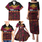 Broncos NAIDOC Week Personalised Family Matching Puletasi and Hawaiian Shirt Aboriginal Torres Strait Islanders Vibe