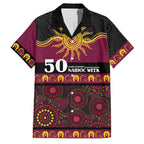 Broncos NAIDOC Week Personalised Family Matching Short Sleeve Bodycon Dress and Hawaiian Shirt Aboriginal Torres Strait Islanders Vibe
