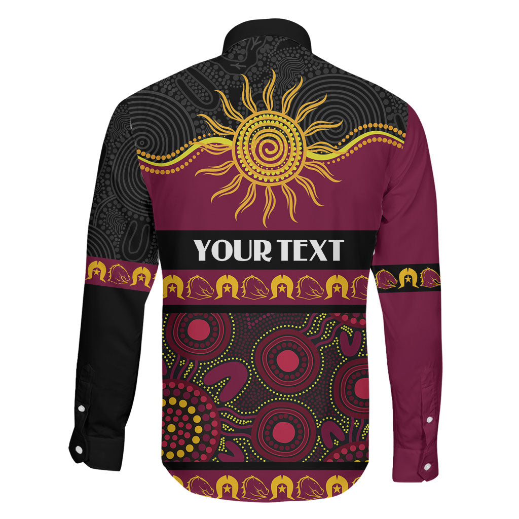Broncos NAIDOC Week Personalised Family Matching Short Sleeve Bodycon Dress and Hawaiian Shirt Aboriginal Torres Strait Islanders Vibe