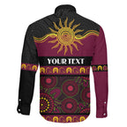 Broncos NAIDOC Week Personalised Family Matching Short Sleeve Bodycon Dress and Hawaiian Shirt Aboriginal Torres Strait Islanders Vibe