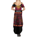 Broncos NAIDOC Week Personalised Family Matching Summer Maxi Dress and Hawaiian Shirt Aboriginal Torres Strait Islanders Vibe