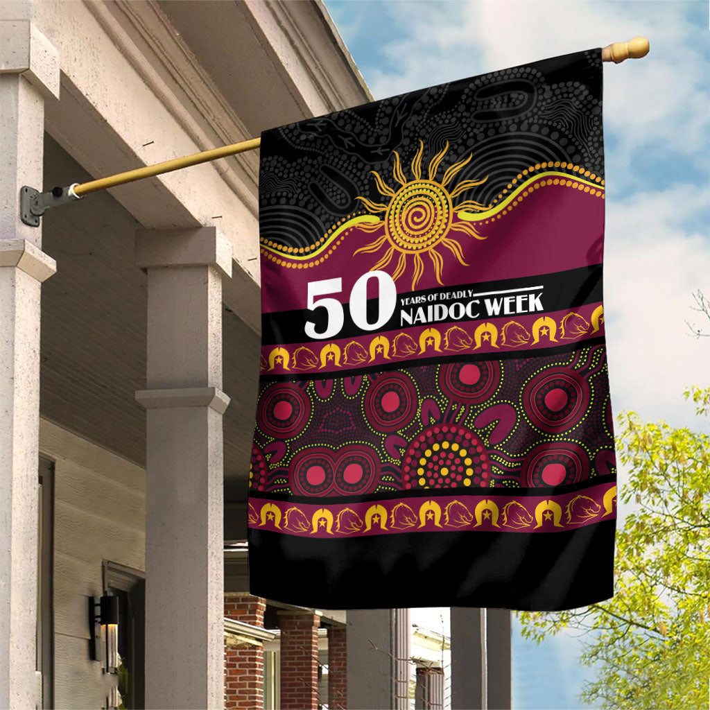 Broncos NAIDOC Week Garden Flag Aboriginal Torres Strait Islanders Vibe