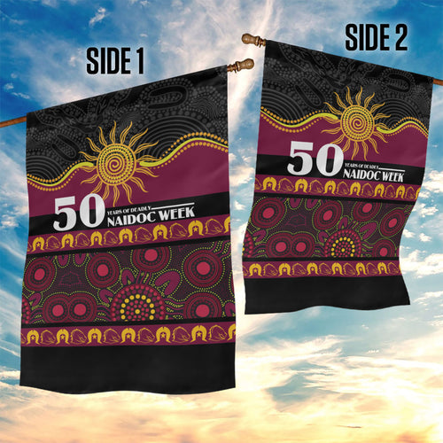 Broncos NAIDOC Week Garden Flag Aboriginal Torres Strait Islanders Vibe