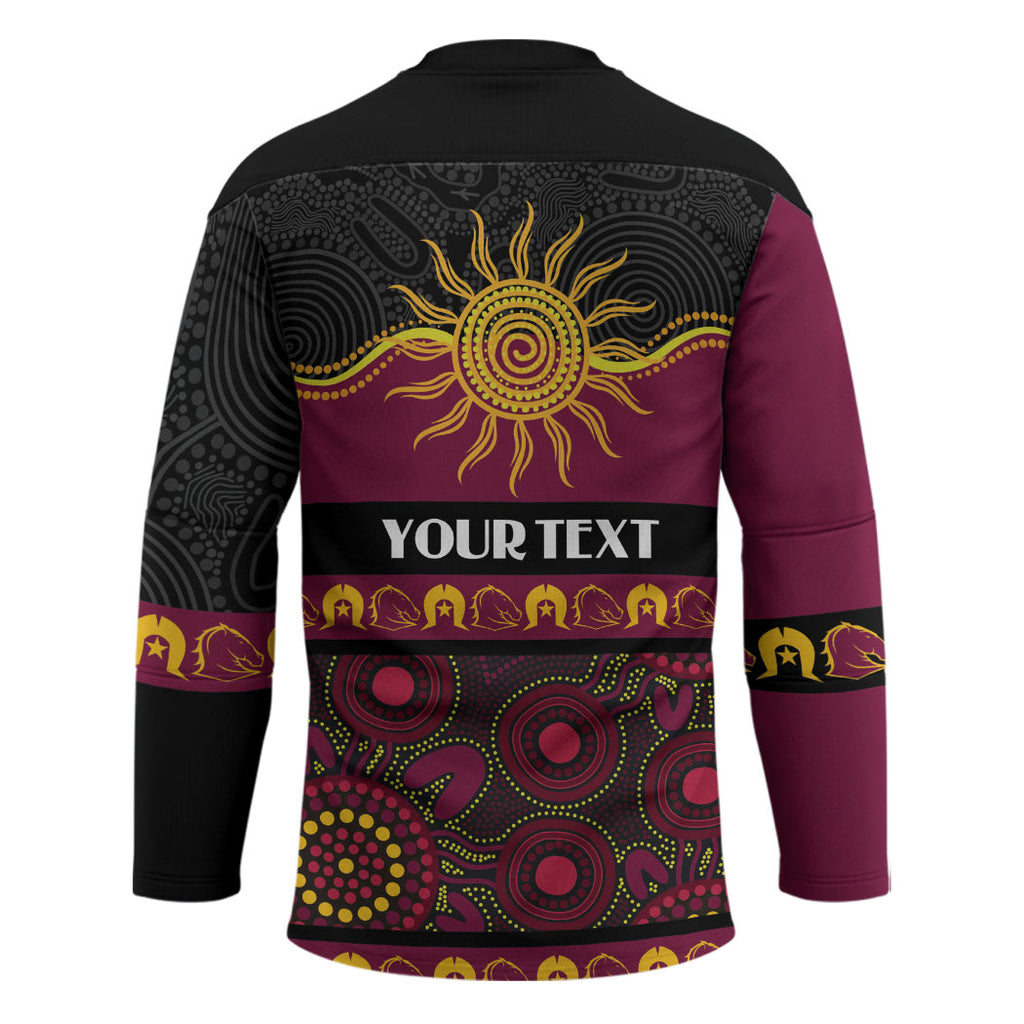 Broncos NAIDOC Week Personalised Hockey Jersey Aboriginal Torres Strait Islanders Vibe