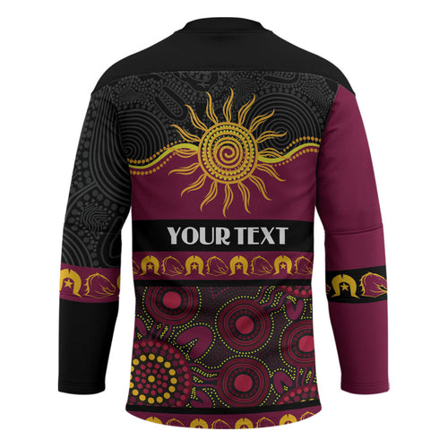 Broncos NAIDOC Week Personalised Hockey Jersey Aboriginal Torres Strait Islanders Vibe