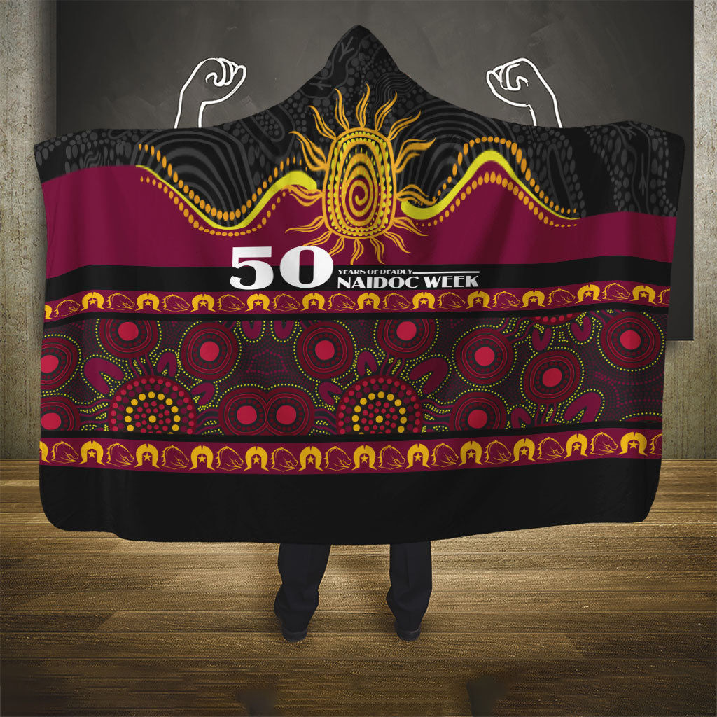 Broncos NAIDOC Week Hooded Blanket Aboriginal Torres Strait Islanders Vibe