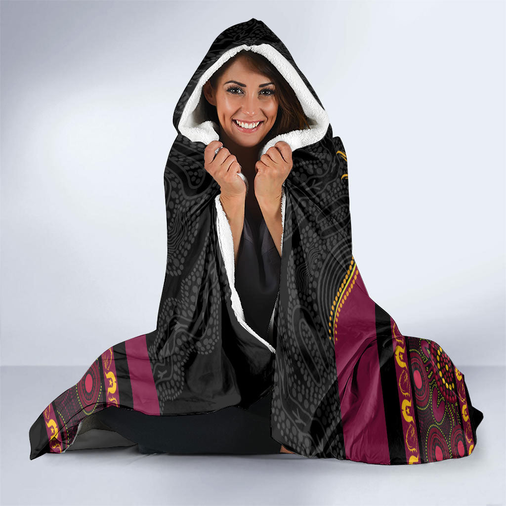 Broncos NAIDOC Week Hooded Blanket Aboriginal Torres Strait Islanders Vibe