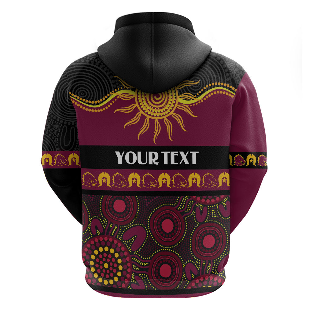 Broncos NAIDOC Week Personalised Hoodie Aboriginal Torres Strait Islanders Vibe