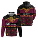 Broncos NAIDOC Week Personalised Hoodie Aboriginal Torres Strait Islanders Vibe