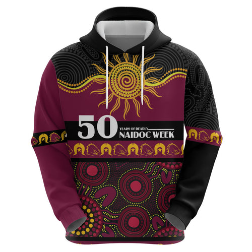 Broncos NAIDOC Week Personalised Hoodie Aboriginal Torres Strait Islanders Vibe