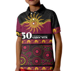 Broncos NAIDOC Week Personalised Kid Polo Shirt Aboriginal Torres Strait Islanders Vibe